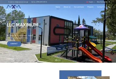 Screenshot of maximum.com.ge