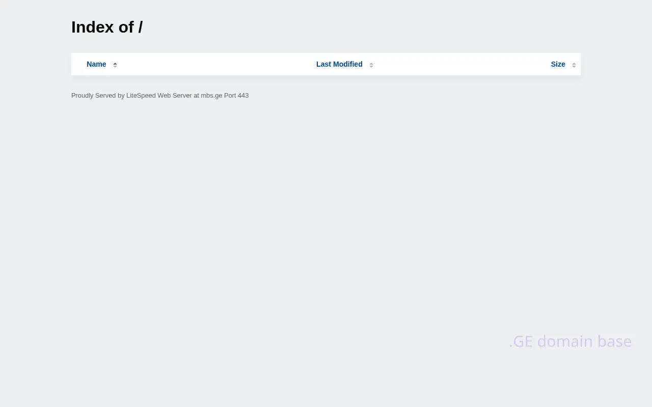 Screenshot of the site mbs.ge