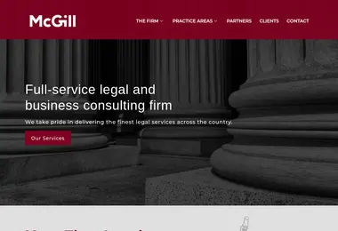 Screenshot of mcgill.ge
