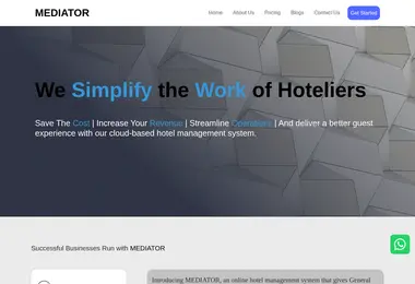 mediator.com.ge-ის ეკრანის სურათი
