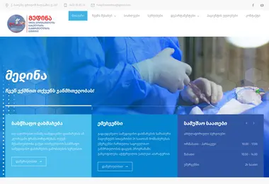 Screenshot of medina.ge