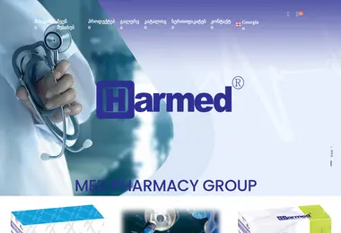 Скриншот medpharmacygroup.ge
