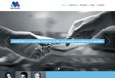 Screenshot of medtrader.ge
