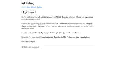 Screenshot of meetup.ge