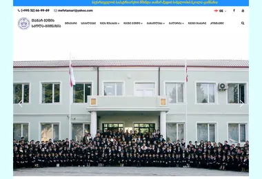 Screenshot of mefetamari.ge