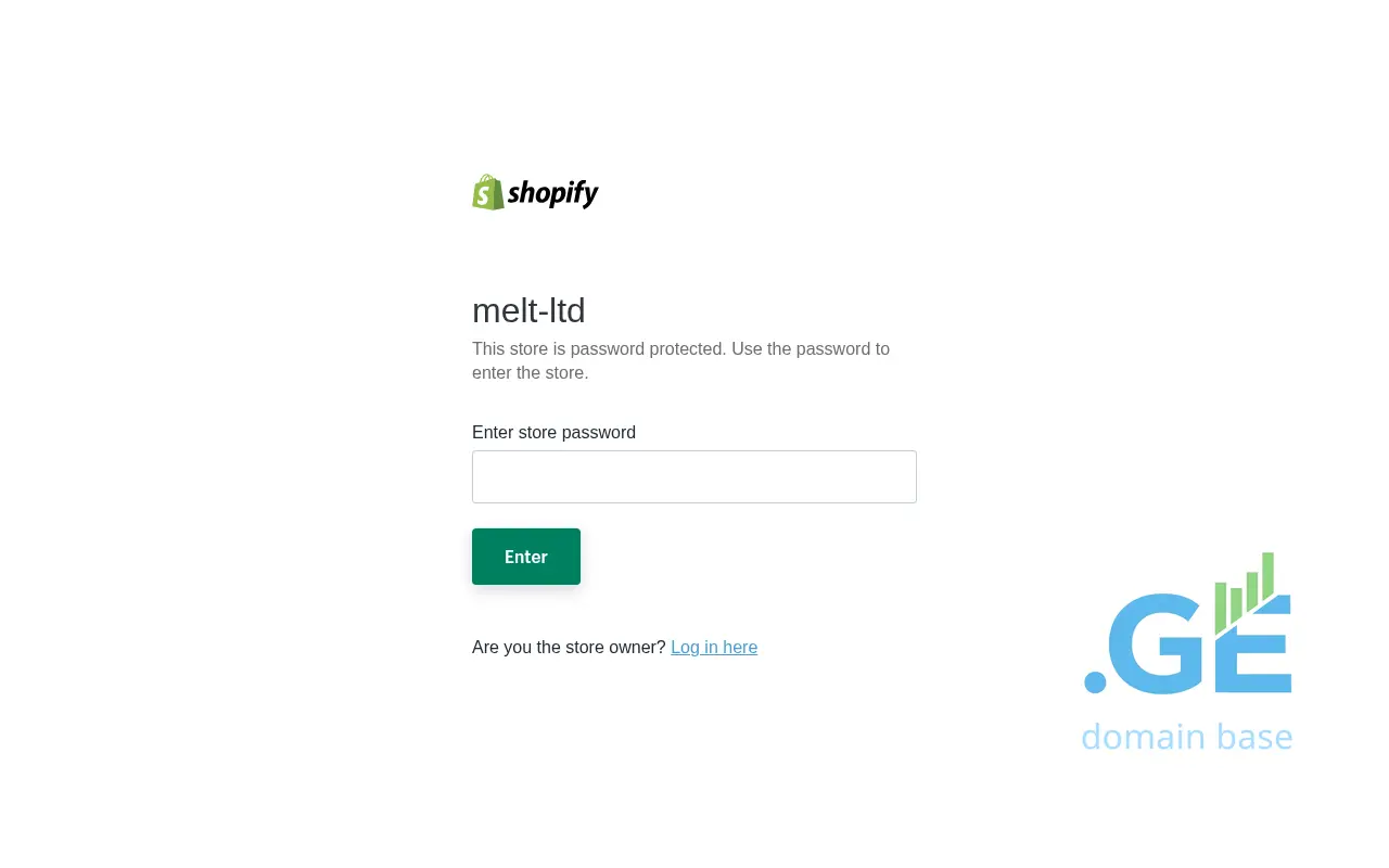 Screenshot of the site melt.ge