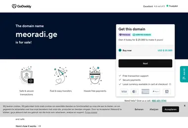 Screenshot of meoradi.ge