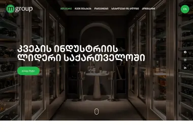 Screenshot of mgroup.ge