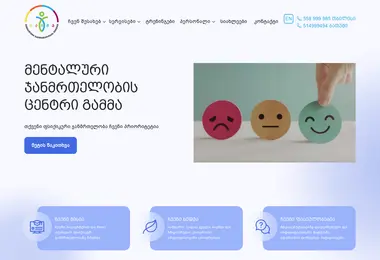 Screenshot of mhc.ge