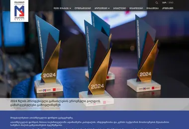 Screenshot of millennium.org.ge
