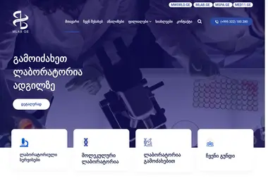 Скриншот mlab.ge