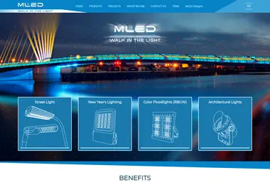 Screenshot of mled.ge