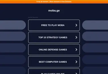Screenshot of moba.ge