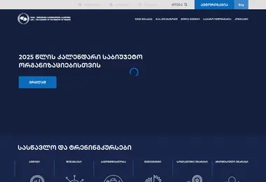 Screenshot of mofacademy.ge