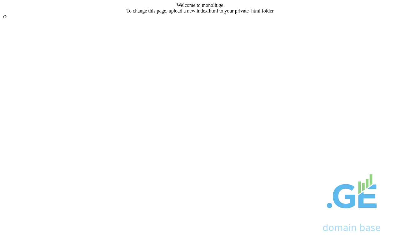 Screenshot of the site monolit.ge