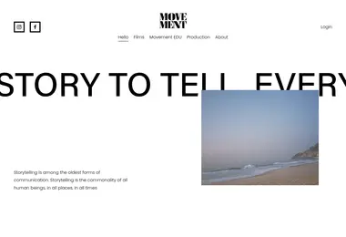 Screenshot of movement.com.ge
