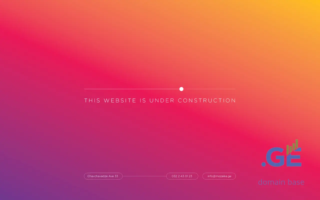 Screenshot of the site mozaika.ge