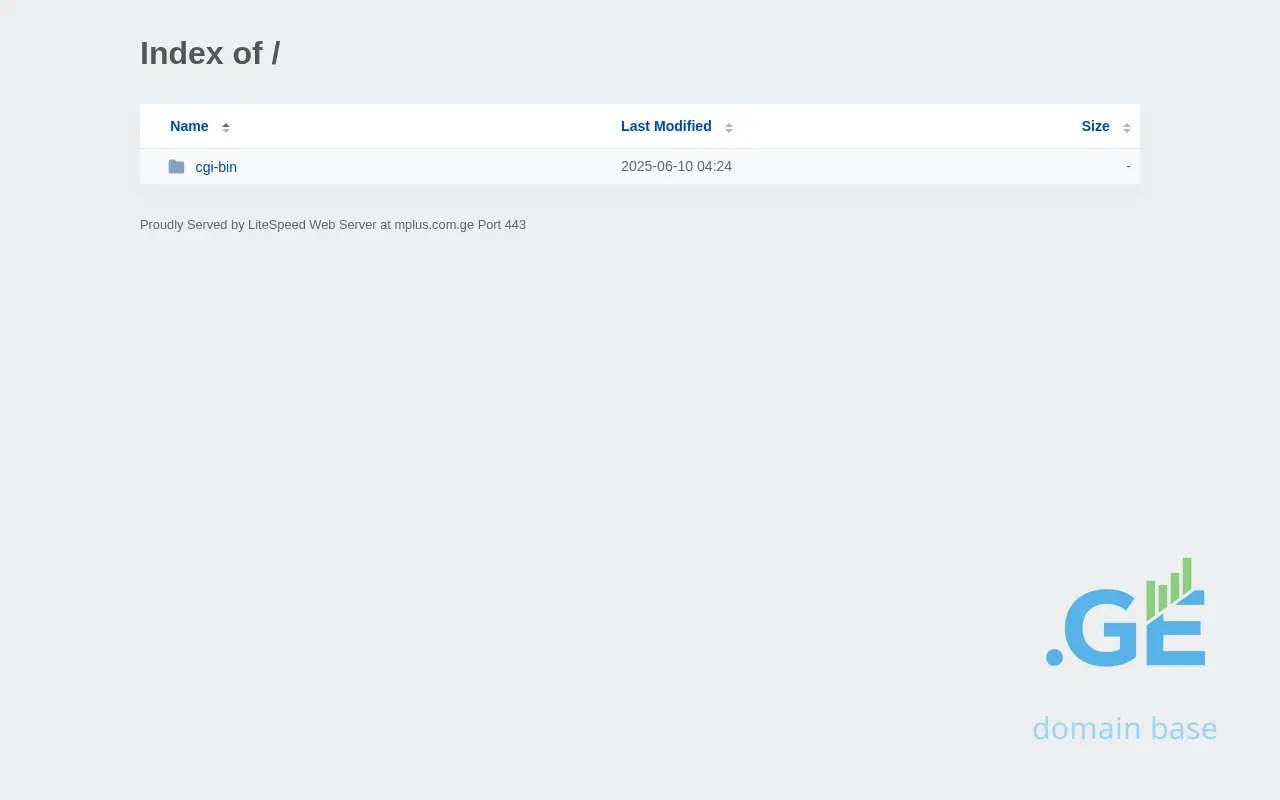 Screenshot of the site mplus.com.ge