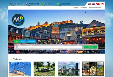 Screenshot of mptravel.ge