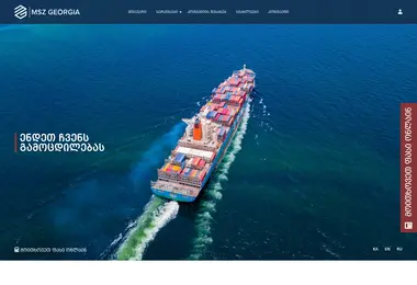 msz.ge-ის ეკრანის სურათი