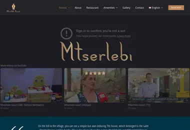 Скриншот mtserlebiresort.ge