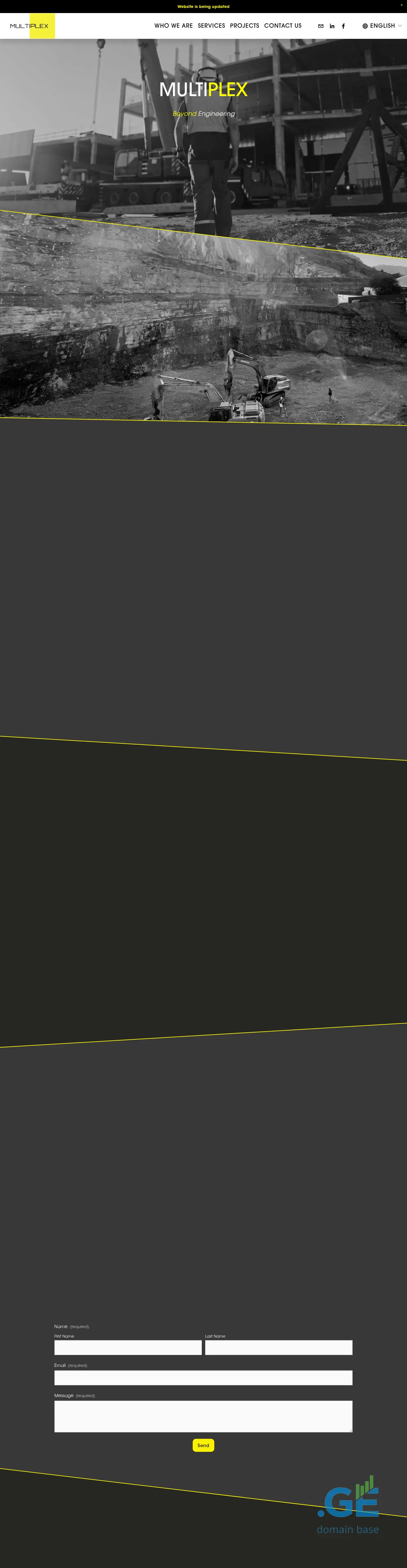 Screenshot of the site multiplex.ge