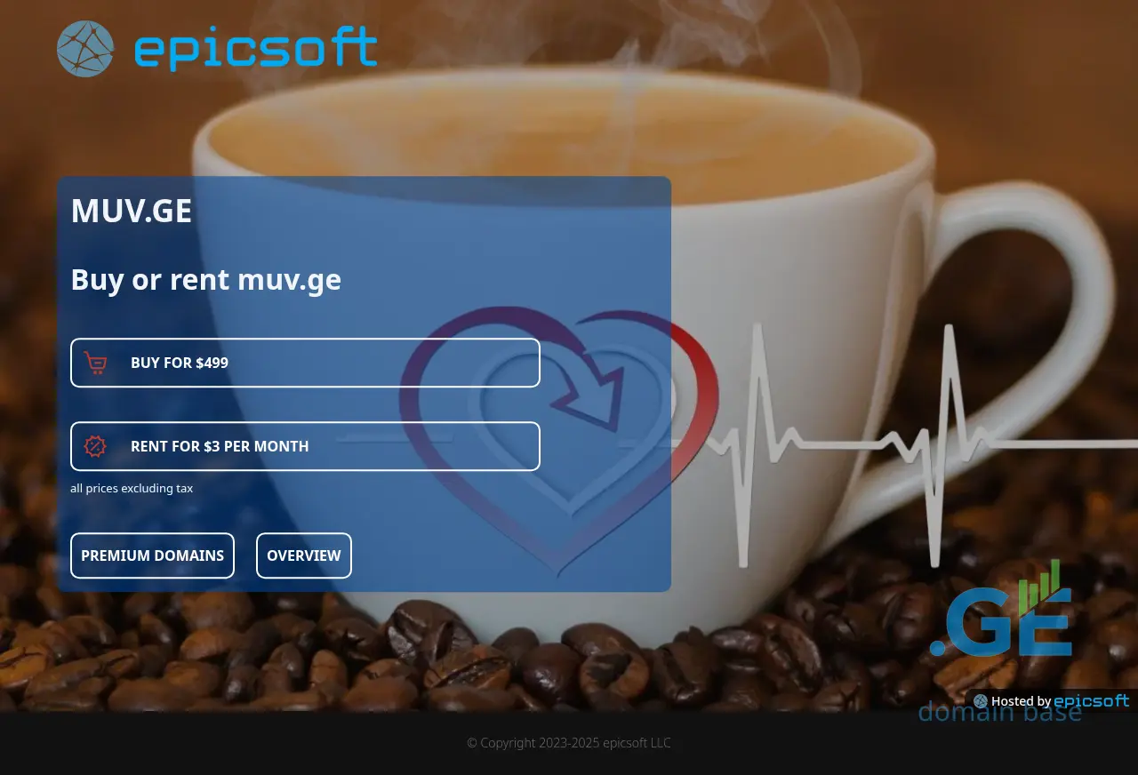 Screenshot of the site muv.ge