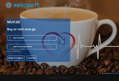 Screenshot of muv.ge