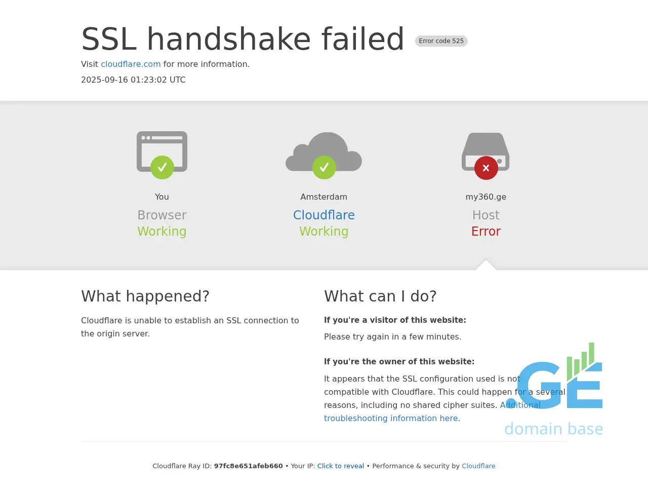 Screenshot of the site my360.ge