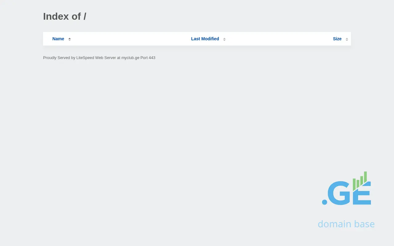 Screenshot of the site myclub.ge