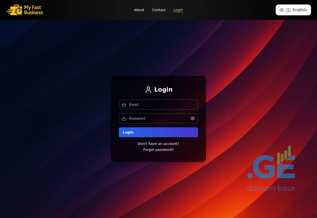 Screenshot of the site myfb.ge