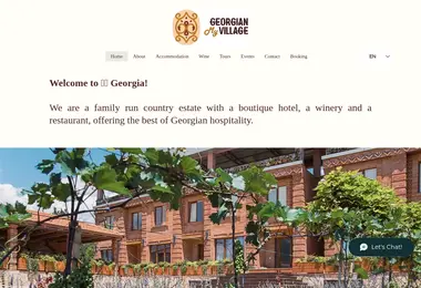 Скриншот mygeorgianvillage.ge