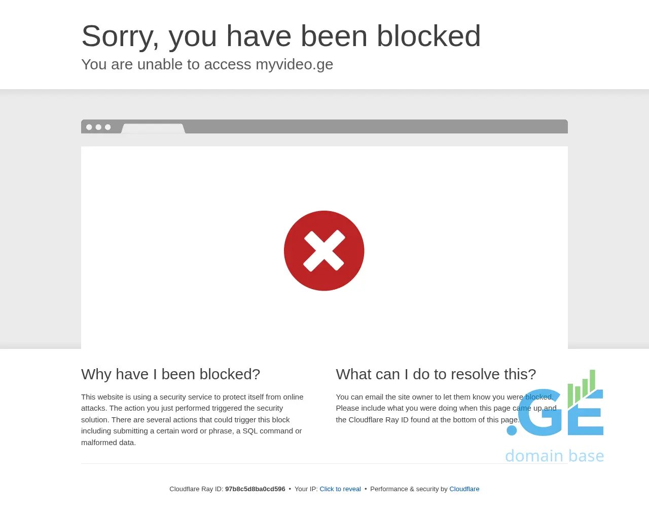 Screenshot of the site myvideo.ge