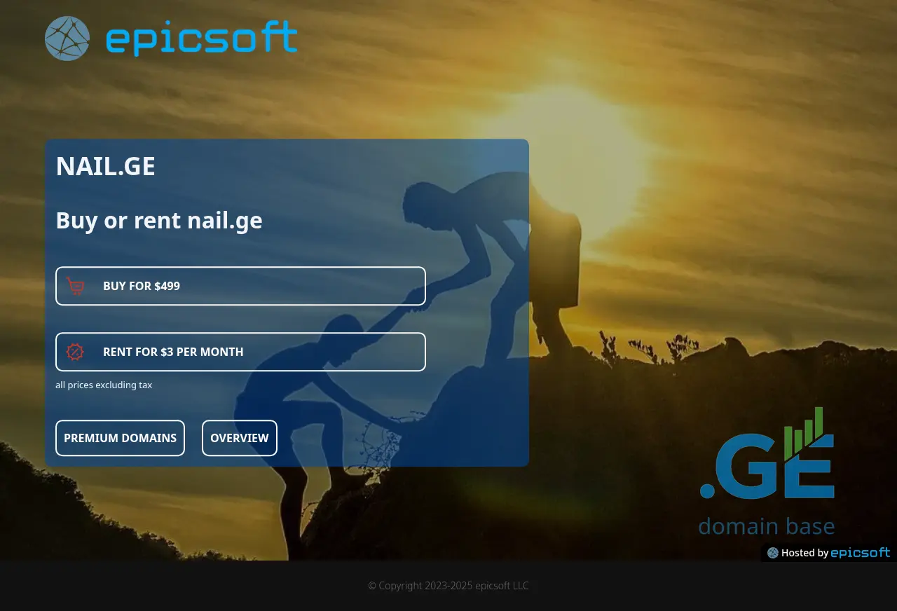 Screenshot of the site nail.ge