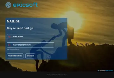 Screenshot of nail.ge
