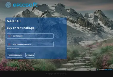 Screenshot of nails.ge