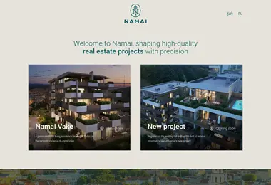 Screenshot of namai.ge