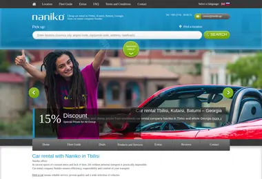 Screenshot of naniko.ge