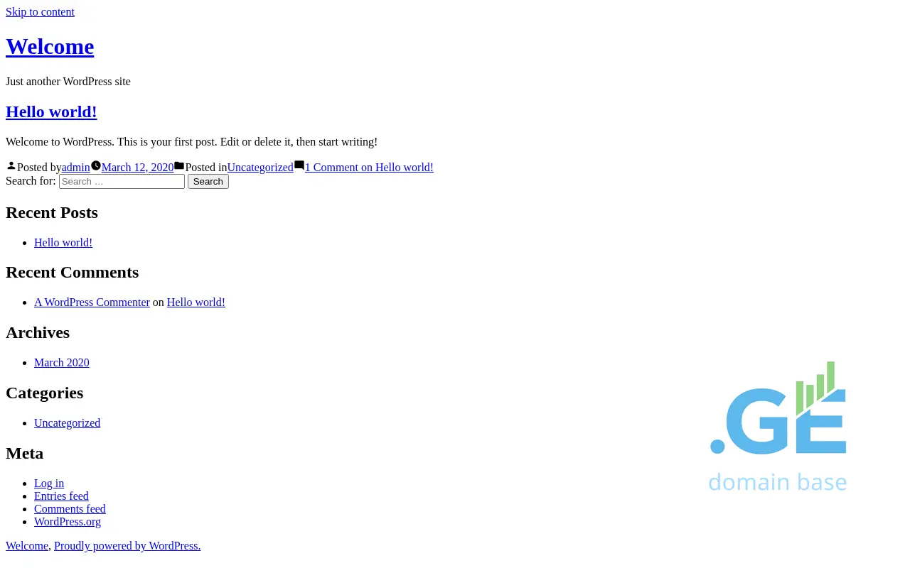 Screenshot of the site natbiladze.ge