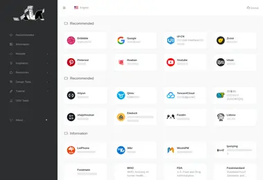 Screenshot of nav.ge