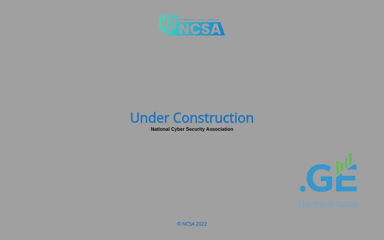 Screenshot of the site ncsa.ge