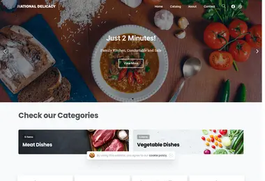 Screenshot of ndelicacy.ge
