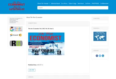 Screenshot of neweconomist.com.ge