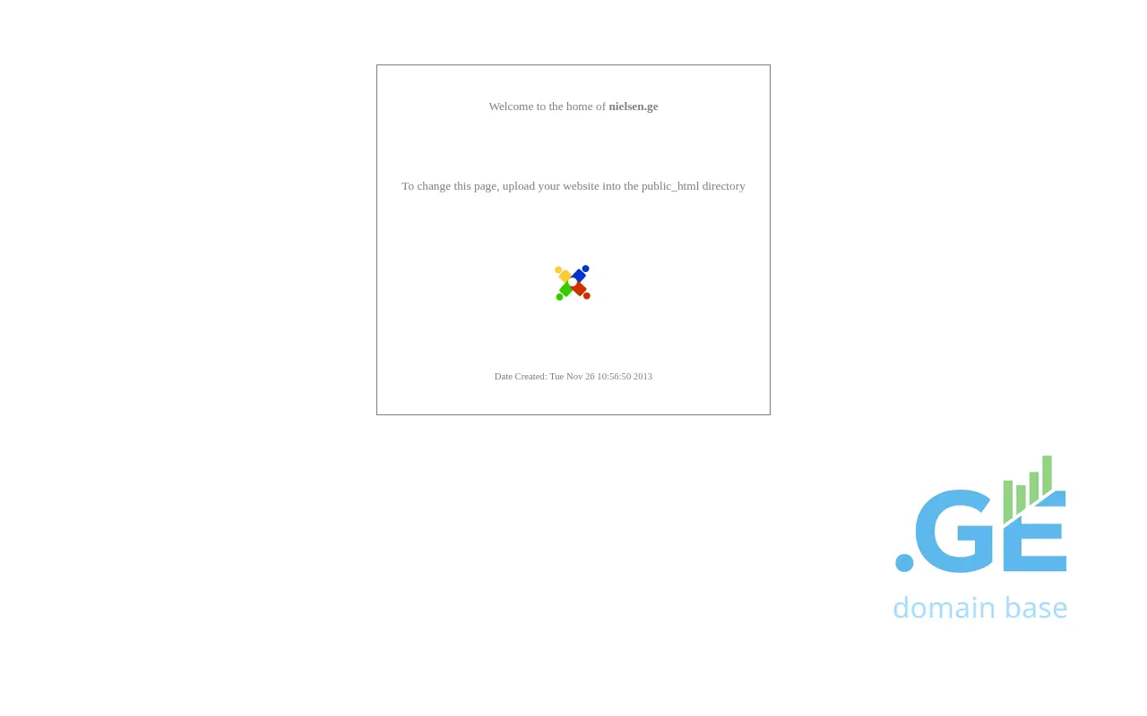 Screenshot of the site nielsen.ge