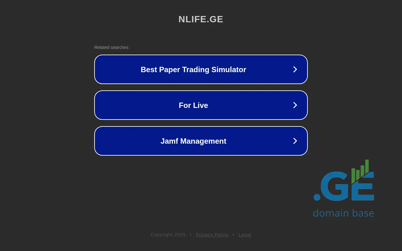 Screenshot of the site nlife.ge