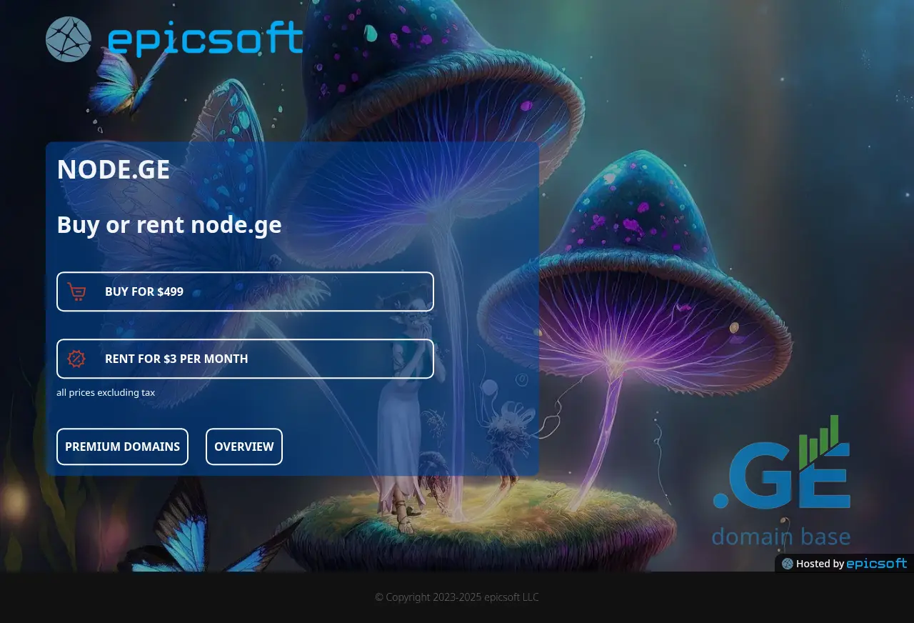 Screenshot of the site node.ge