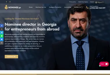 Скриншот nominee.ge