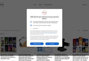 Screenshot of non.ge