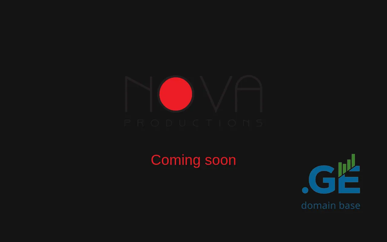 Screenshot of the site novatv.ge