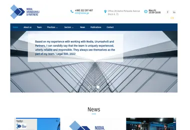 Screenshot of nplaw.ge